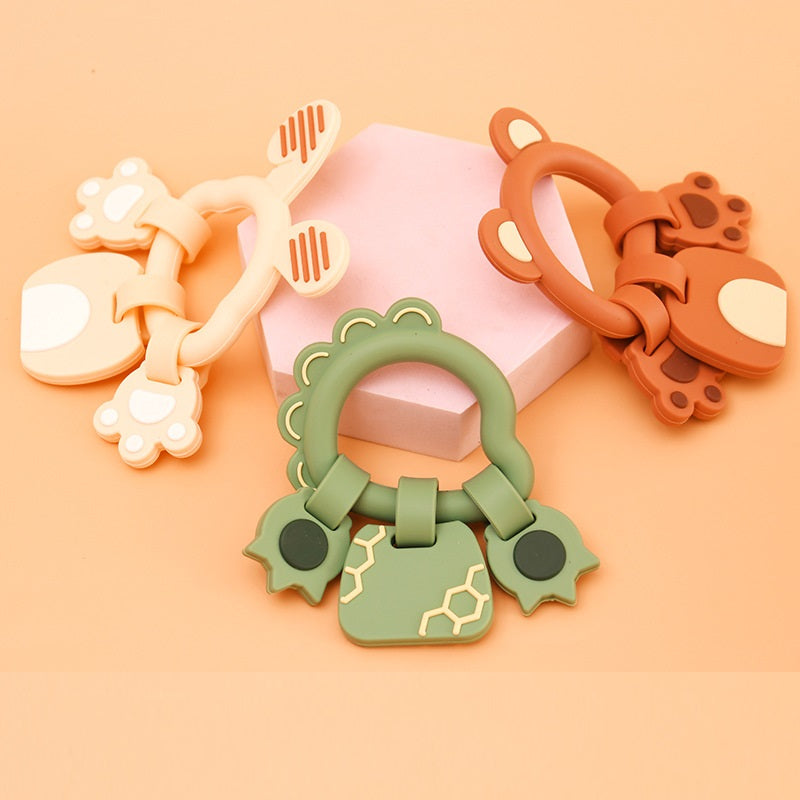 Baby Teething Toys – Teddy Bear Silicone Teething Sticks